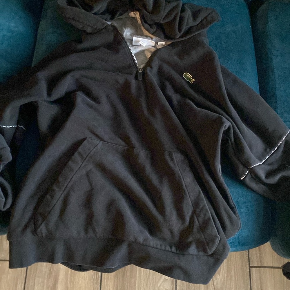 black hoodie